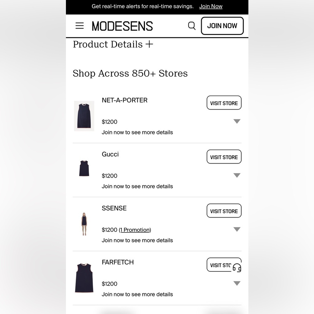 GUCCI - Navy Mini Shift Dress with White and Red Contrast Trim - Picture 2 of 15